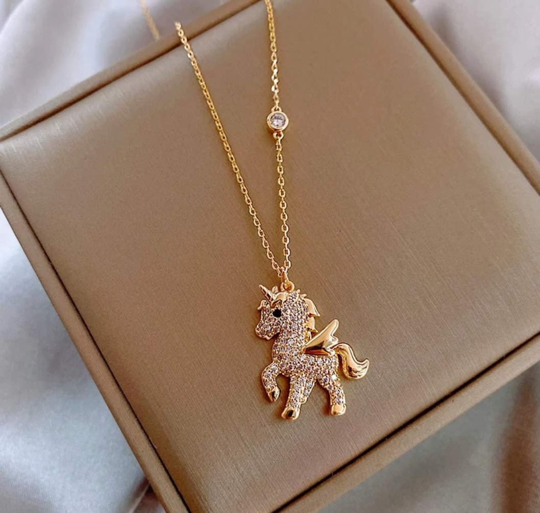 Collier Licorne Loana, Figurine et Bijoux Unicorn
