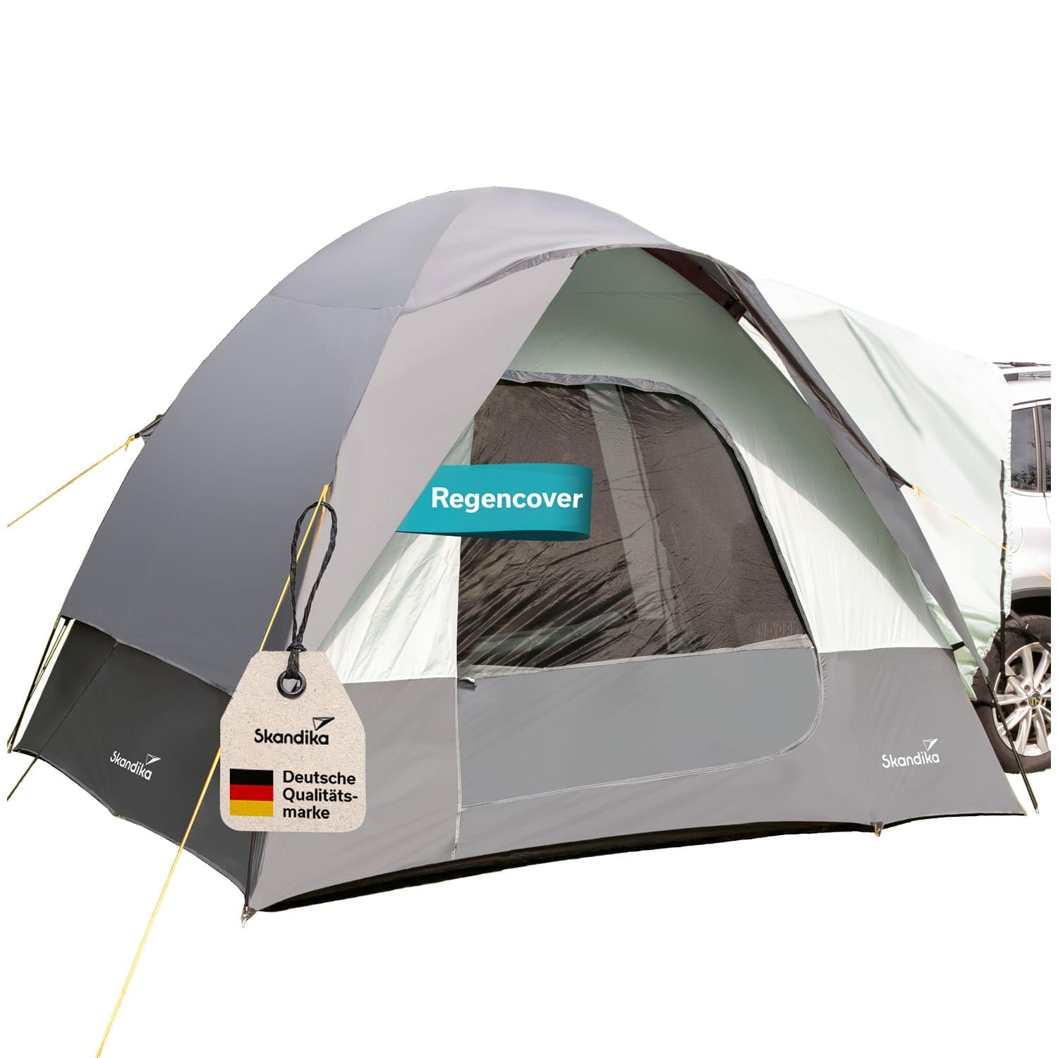 skandika Pitea SUV - Tienda Avance para Furgonetas de Camping - 4 Personas - 300 x 300 x 220cm - Suelo Cosido en Forma de bañera - Material Reciclado - mosquiteras