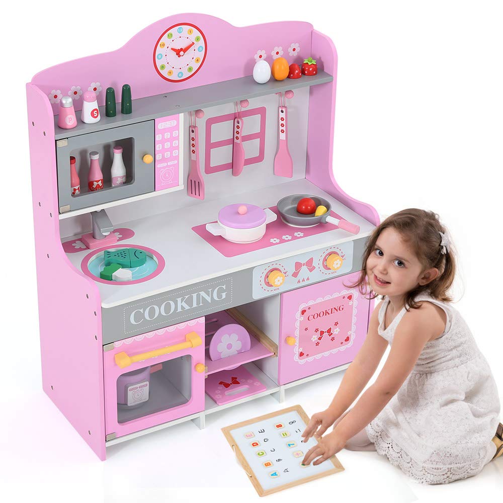 Buy LITTLE TREE Kids Wooden Play Kitchen Children