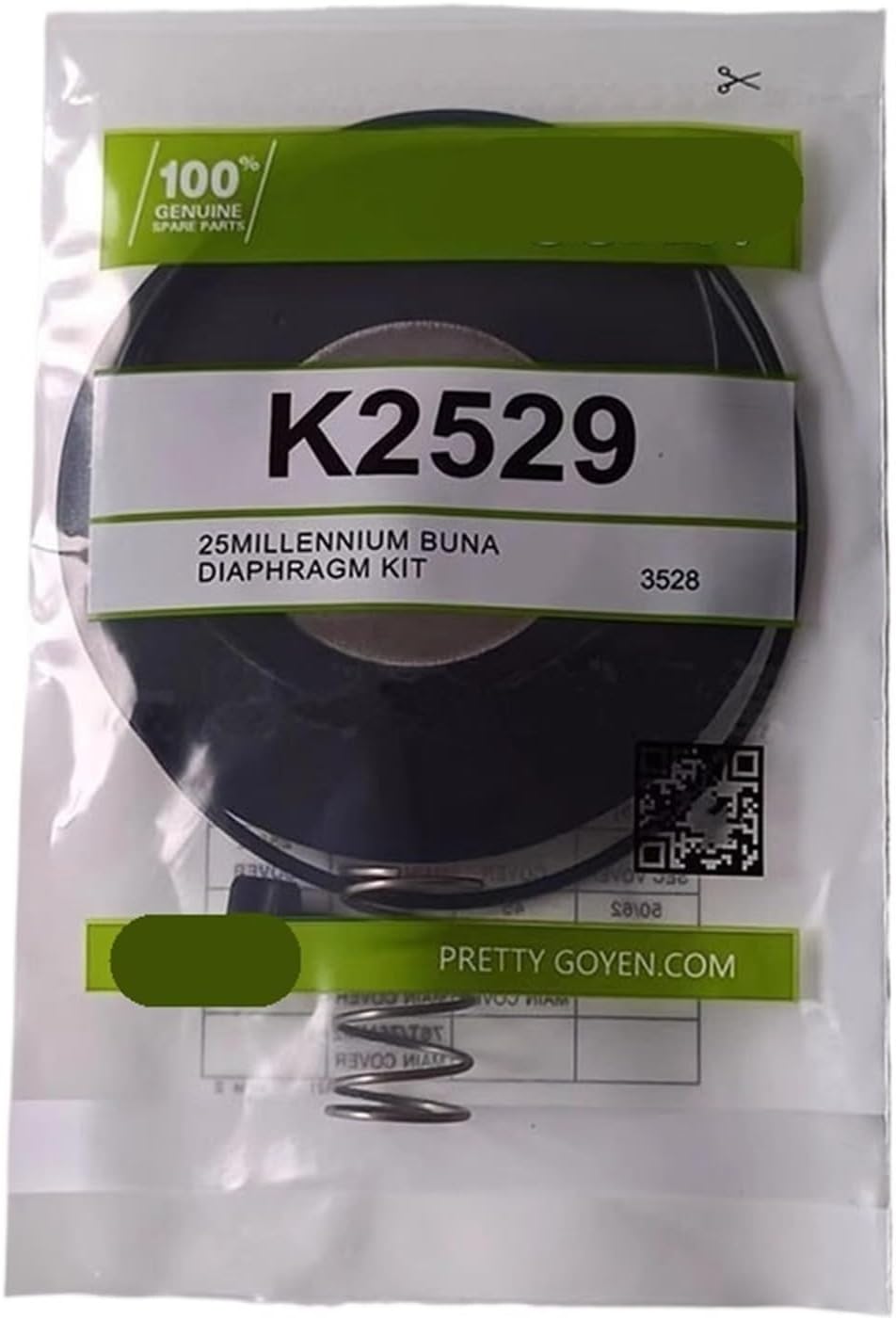 RCAC25T/DD3 Diaphragm Repair Kit K2529 K2530(K2529-NBR)