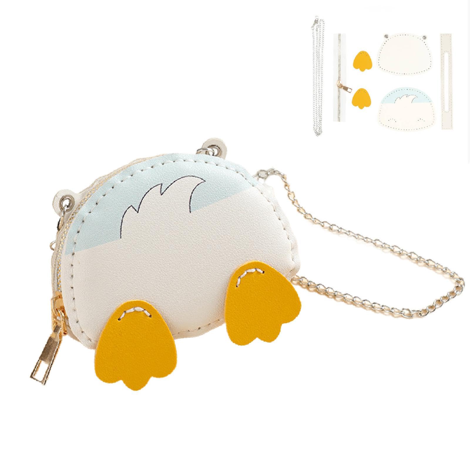 Purse Making Supplies Cute DIY Bag Making Material Kit for Adults Kids Girls Blue-image-49