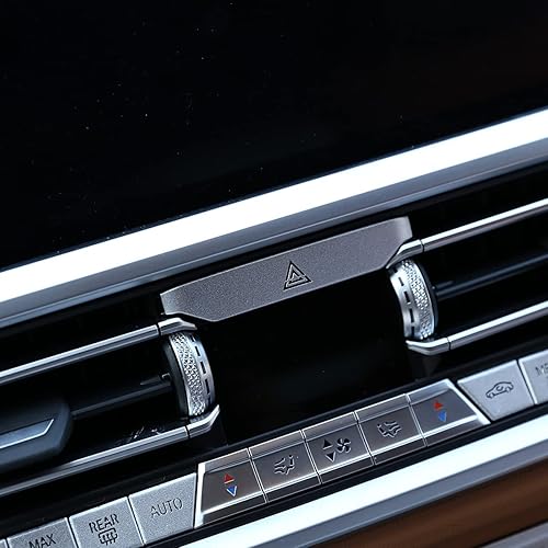 Miniatura 2 de YIWANG Pegatina de botón de advertencia de peligro de aleación de aluminio para BMW Serie 3 4 G28 G20 G22 Z4 G29 2019-2021 Accesorios de coche