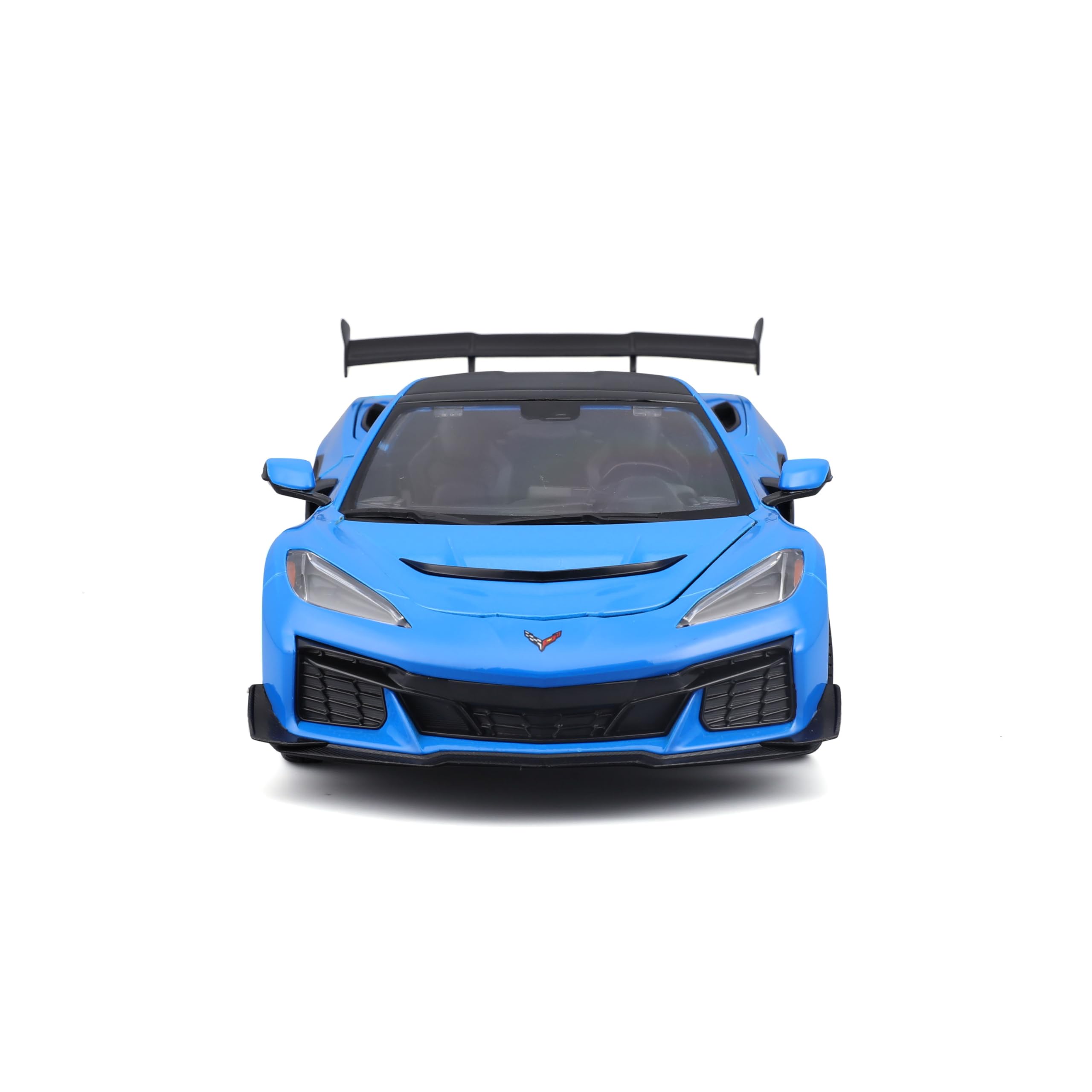 Maisto Chevrolet Corvette ZR1 Special Edition, blu (2025) – Modellino auto 1:18 – Auto da collezione fedele auto giocattolo con ante mobili, bagagliaio e cofano, a partire dai 3 anni (531475BL)