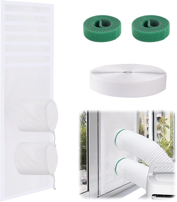 NNG Portable Airs Conditioner Window Vent Kit,Seamless