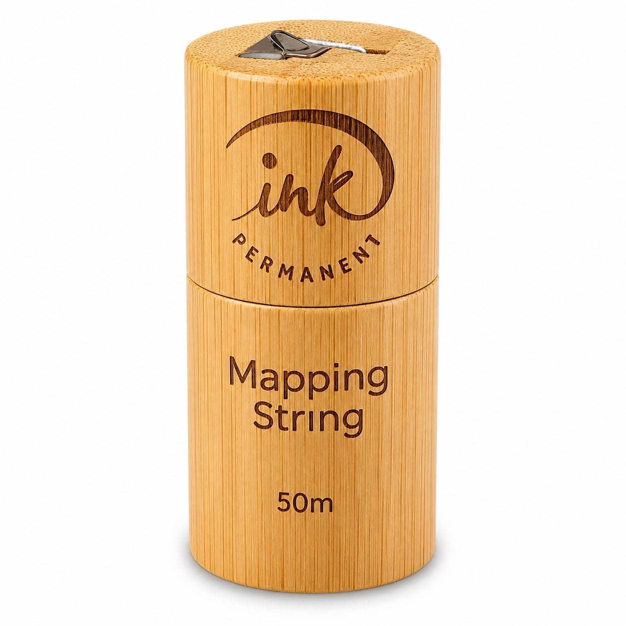 Ink Permanent White Brow Mapping String, 165 Ft Bamboo Pre-Inked PMU Thread