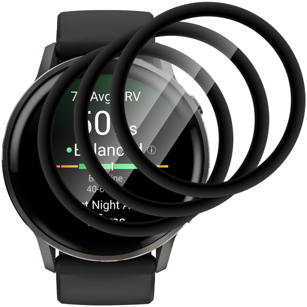 Screen Protector for Garmin Venu 4 45mm,(3 Pack) Phone Screen Protector, Anti-Shatter, Scratch Resistant, NO-Bubble, 9H Hardness,tempered glass Film