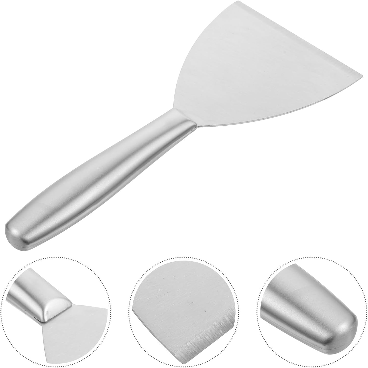 4-inch Stainless Steel Putty Scraper Tool with Hollow Handle Paint Scraper Knife for Wall Decal Removal and Cleaning Sturdy for Painting and Home Improvement
