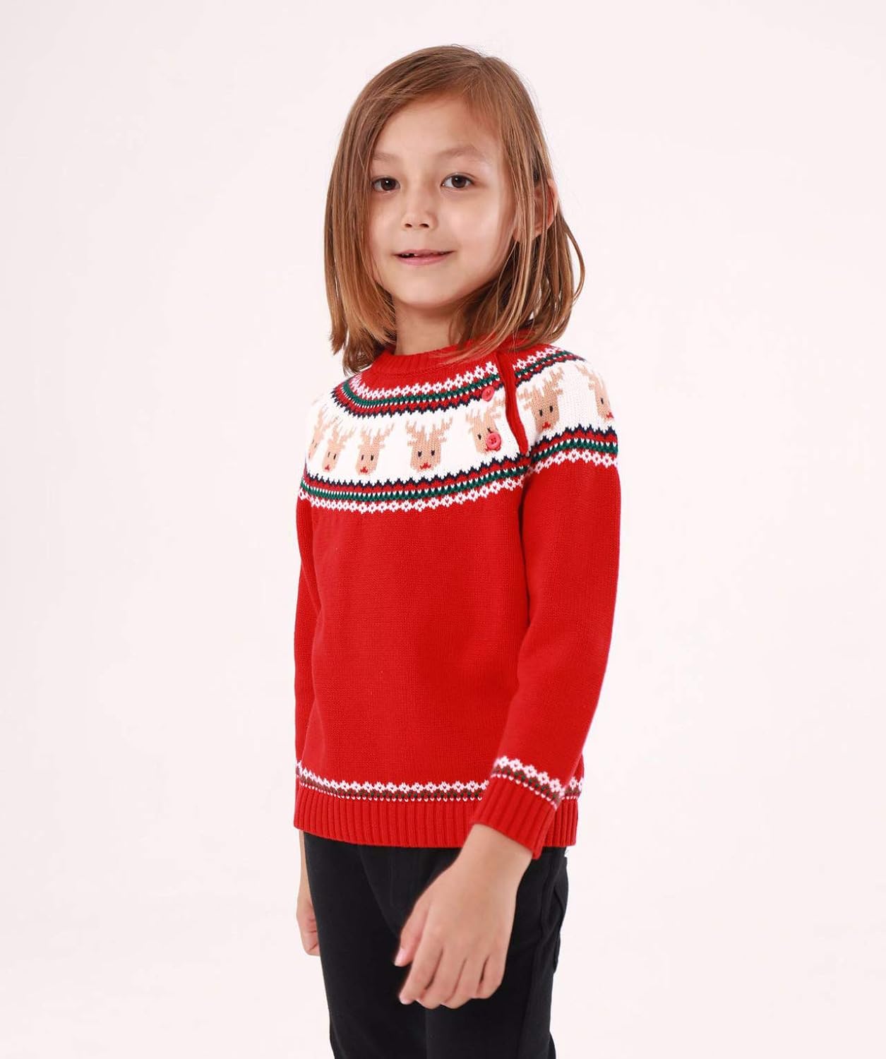 Baby Toddler Boys Girls Sweater Knit Christmas Sweatshirt Little Kids Pullover Cotton Winter Warm Tops Coat Clothes - Image 6