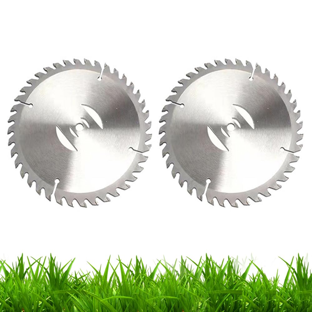 QVMQVM Weed Eater Blades, Electric Battery Powered Weed Wacker Attachments, Round Saw Blade Attachments, Grass Trimmer Blades for Cordless String Trimmer Battery Powered,2pcs Circular Saw Blade