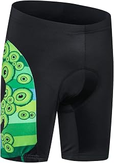 WeimoMonkey Cycling Shorts Padded Kids Bicycle Underwear Children Bike MTB Pants Boy Girl Racing Riding Clothing Outfits Black L