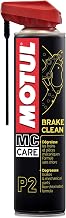 Motul - Powerful Non-Chlorinated Degreaser for Brakes and Mechanical Systems - Spray - Dissolves Grease, Oil and Tar - MC Care Brake Clean P2-400ml