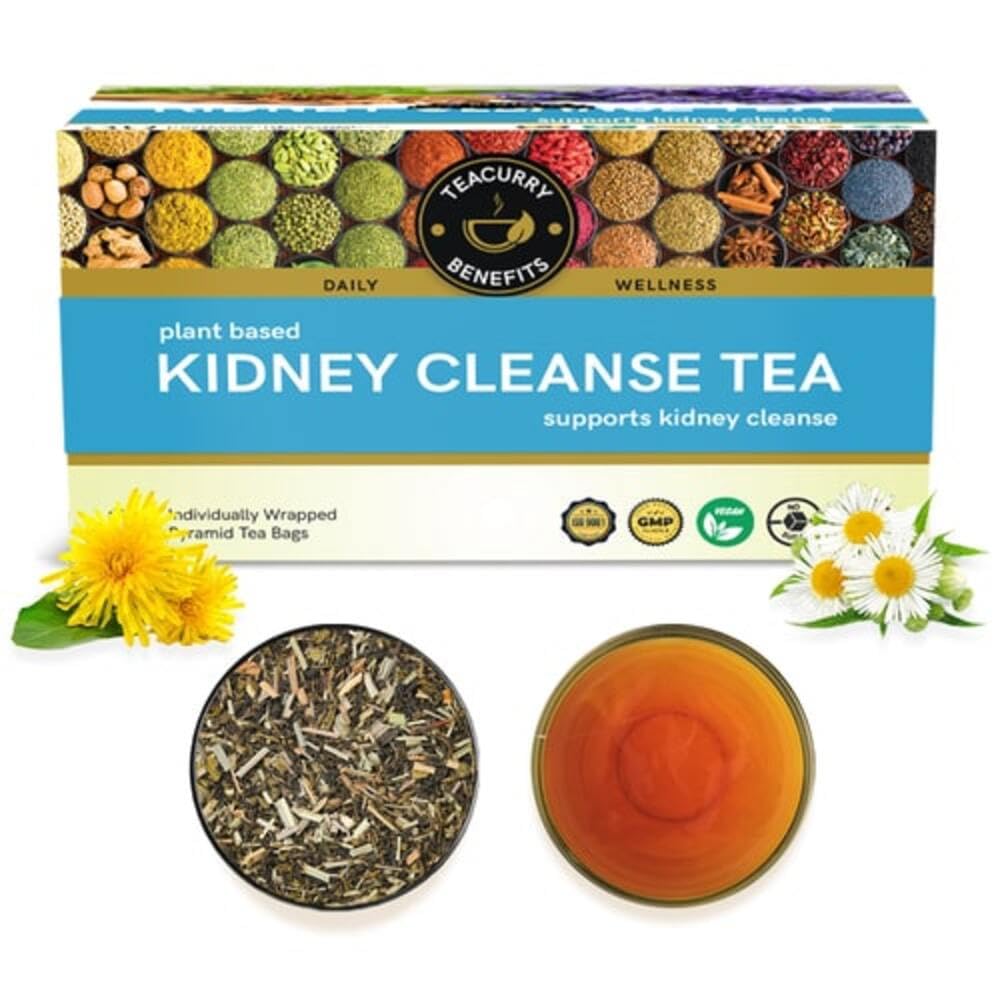 TEACURRY Kidney Cleanse Chamomile Tea (1 Month Pack|30 Tea Bags)-Helps To Detoxify Kidney & Pull Out Kidney Stones|Cleanse Kidney Naturally With-Dandelion, Penang Clove,60 Grams (B0C3LNYYVH) Amazon Price History, Amazon Price Tracker