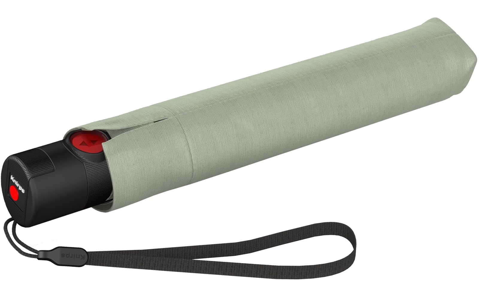 Knirps Ombrello tascabile Ultra U.200 Medium Duomatic – On To Automatico – Antitempesta – Antivento, Wasabi With Black Coating - Protezione dai raggi UV e dal calore, 95 cm