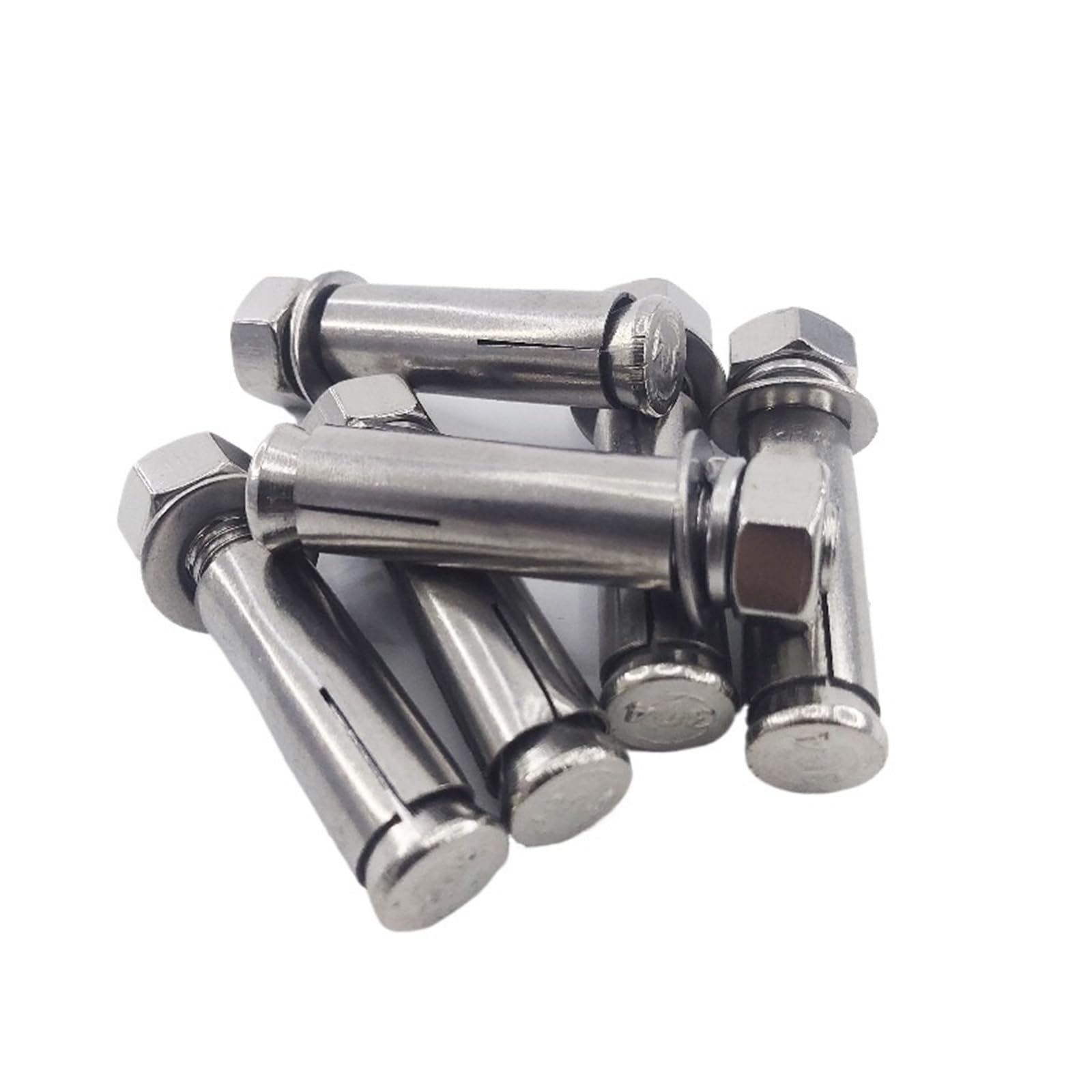 Dübel 10mm 1/5 Stück M6 M8 M10 -M20 304 A2 Edelstahl Sechskant-Expansionsschraubenhülse Betonankerbolzen(1pcs,M12x150)