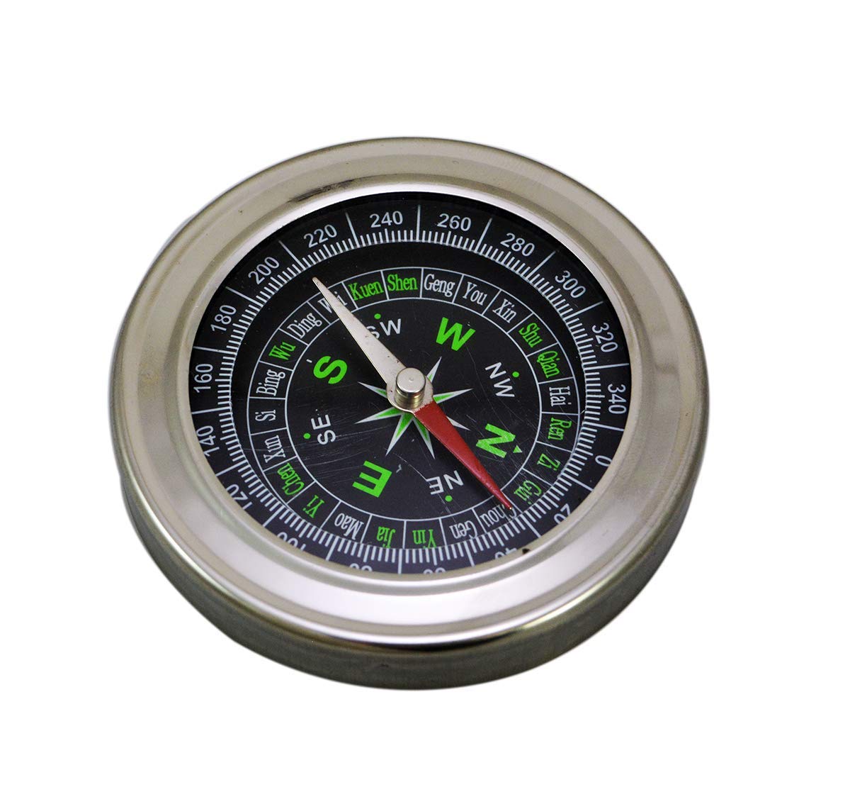 BANSIGOODS Small Compass Stainless Steel Directional Military Magnetic Compass (5.2 cm) for Feng Shui/Travel (B07YNXJYTJ) Amazon Price History, Amazon Price Tracker