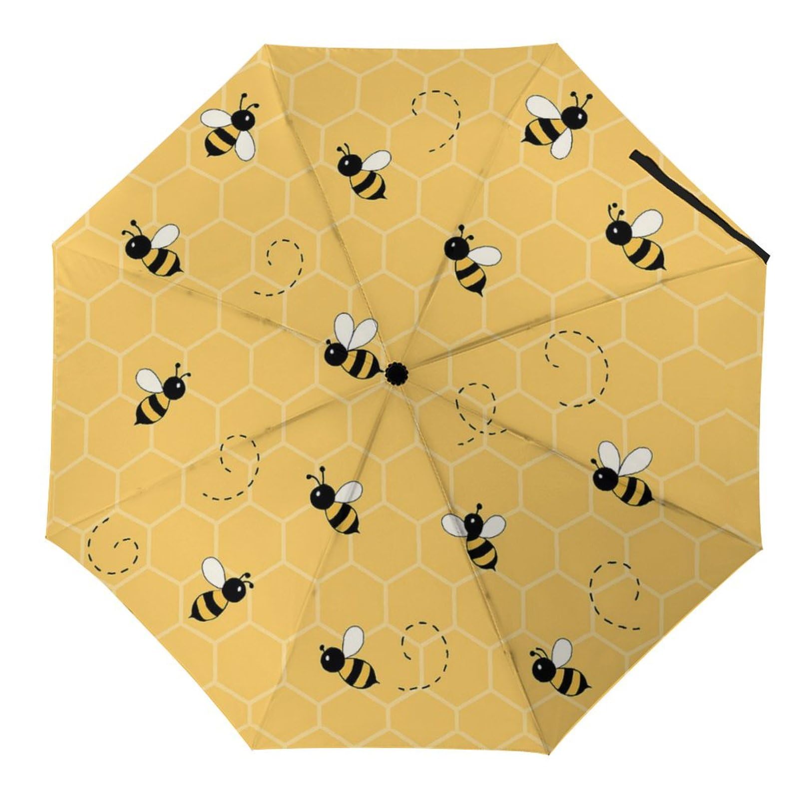 Monster Truck Car Windproof Compact Travel Auto Open/Close Folding Sun Rain Umbrella - Black Collapsible Portable