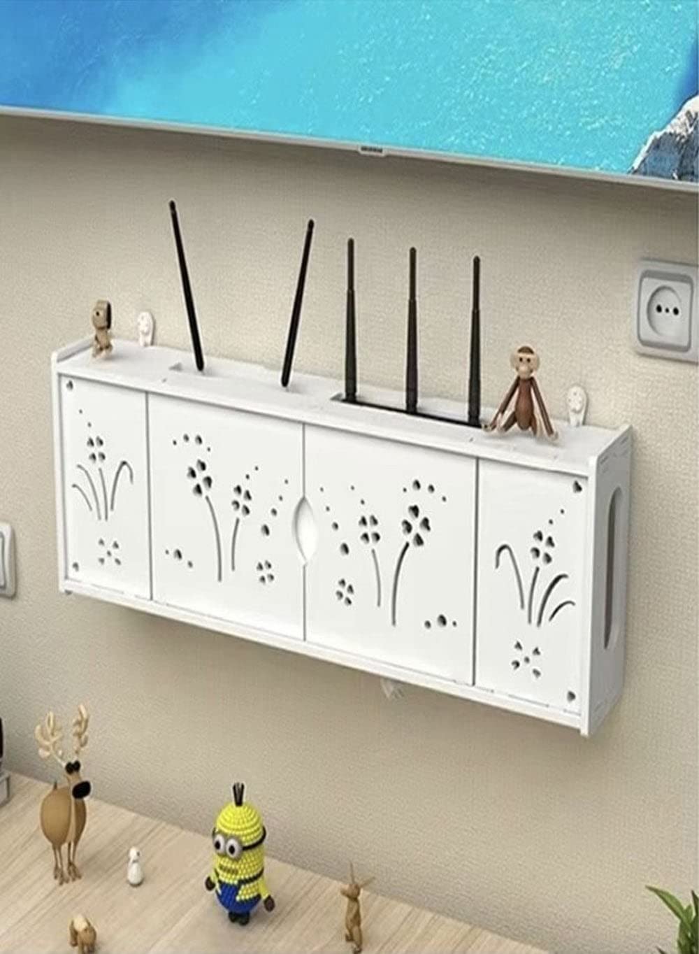 C&C Home Wireless Router Storage Box Living Room Decoration