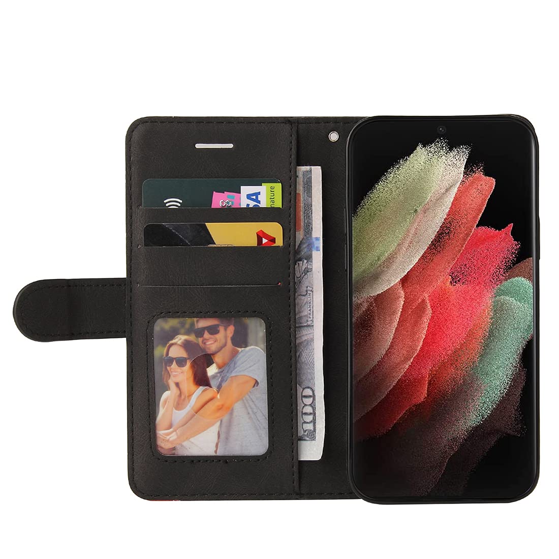 CaseMe Cover per Xiaomi 11 Lite 5G NE Cover per Mi 11 Lite 5G/4G Pelle Premium Wallet Libro Flip Case Portafoglio Magnetica Protezione Custodia per Xiaomi Mi 11 Lite 4G/5G/5G NE
