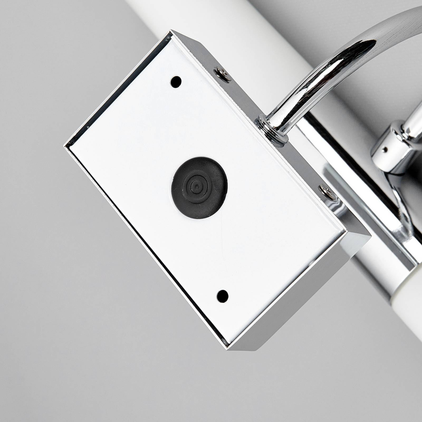 Lindby Lámpara de pared Devran (Moderno) en Plateado hecho Metal e.o. para Cuarto baño (2 llamas, G9) lámparas aplique