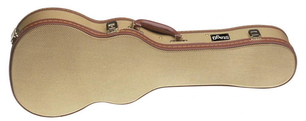 Stagg 25017673 GCX-UKT GD Tweed Tenor Ukulele Hülle 68,58 cm (27 Zoll) gold