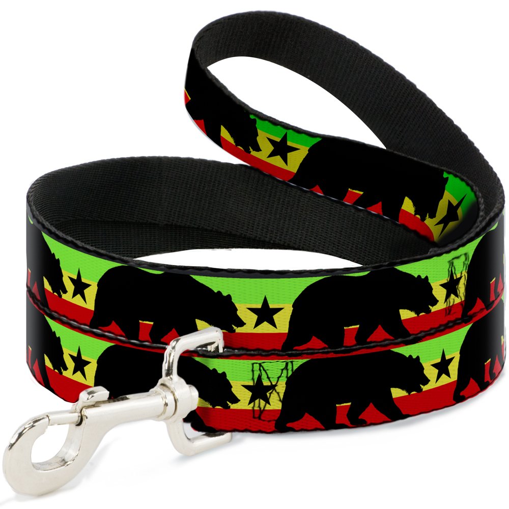 Laisse pour chien solide Cali Bear 3,8 cm de large pour stopper les tractions