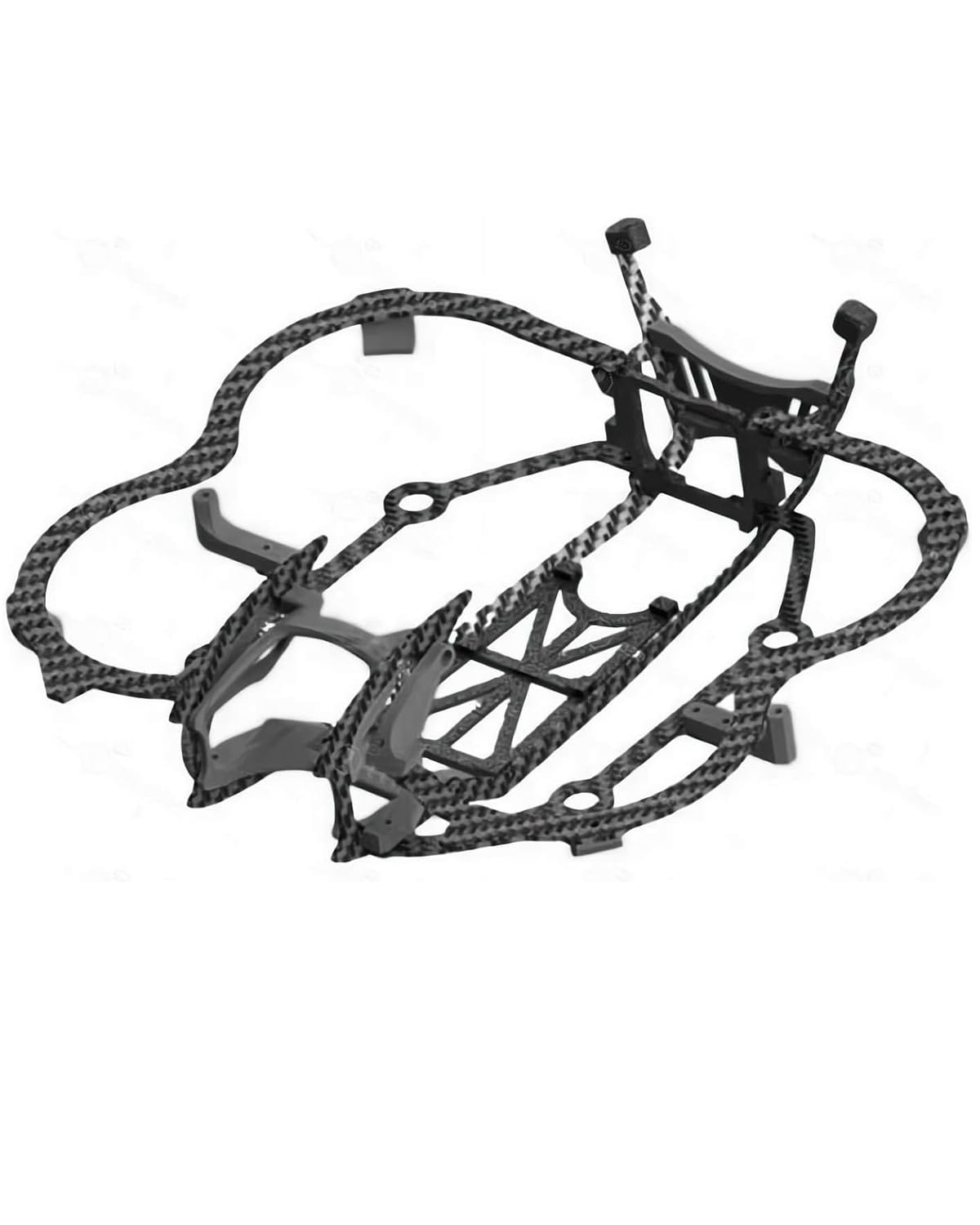 Lokyoyo Carbon Fiber Armor Protection Kit Compatible with DJI Neo 2 – Lightweight Impact Resistant Cover with Gimbal & Propeller Guards for Neo 2 Drone Accessories (Black)