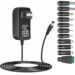 Universal 5V 3A Ac Adapter DC5V Power Supply Charger with 11 DC Plug Tips AC120V to DC5v 3a