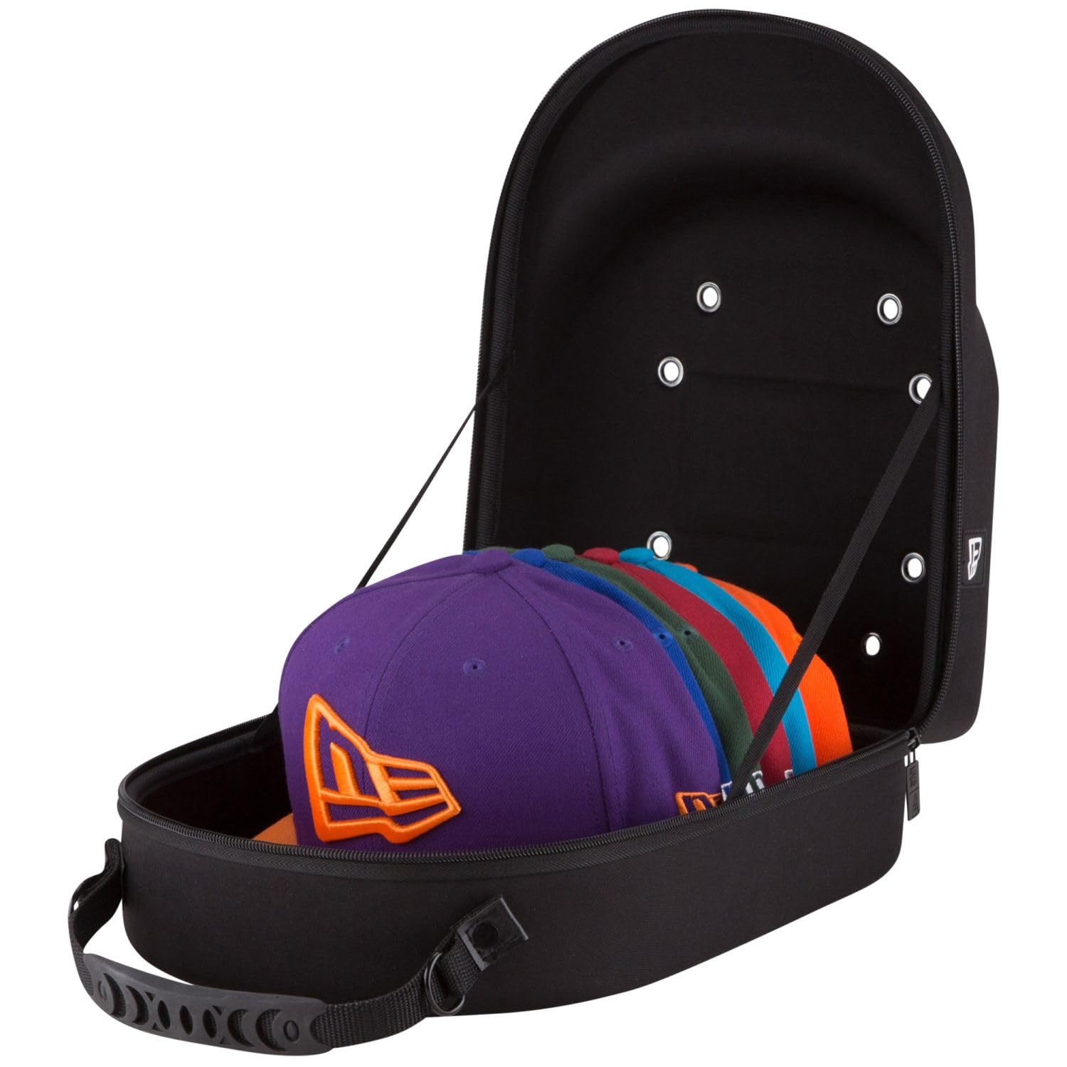 New Era 6 Casquette Carrier Case - Noir/Gris