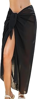 Strandkleid Damen Sarong Tuch Damen Wickeltuch Strand Damens Pareos & Strandkleider Strandrock Damens Sommer Bikini Cover Up Dame für Strände, Küstenorte und Urlaube, Leicht & Atmungsaktiv