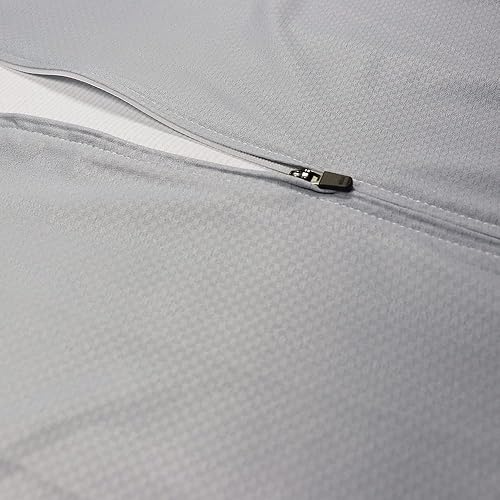 Miniatura 7 de Camisetas de ciclismo de manga larga para hombre, con cremallera completa y bolsillos, ropa de bicicleta de carretera