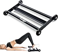 Vista 8 de Yes4All Glute Ham Glider, Exercise Wheels for Home Gym Fitness, Glute Hamstring, Booty Building