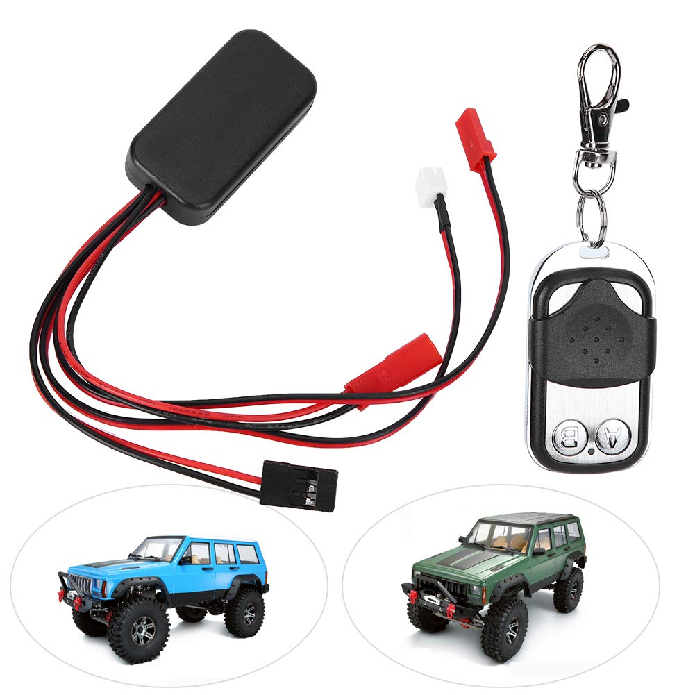VGEBY Verricello RC, Simulato e Adattabile per Modelli 1/10, Controller per Verricello con Presa Universale, for Appassionati di Modellismo Auto Radiocomandata e Simulazione Soccorso Fuoristrada