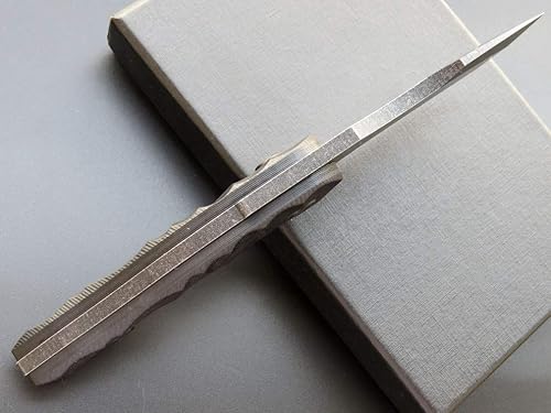 Miniatura 7 de Eafengrow EF106 Cuchillos de hoja fija, cuchillo táctico fijo con funda, hoja de acero 440C y mango antideslizante G10 cuchillo de supervivencia al