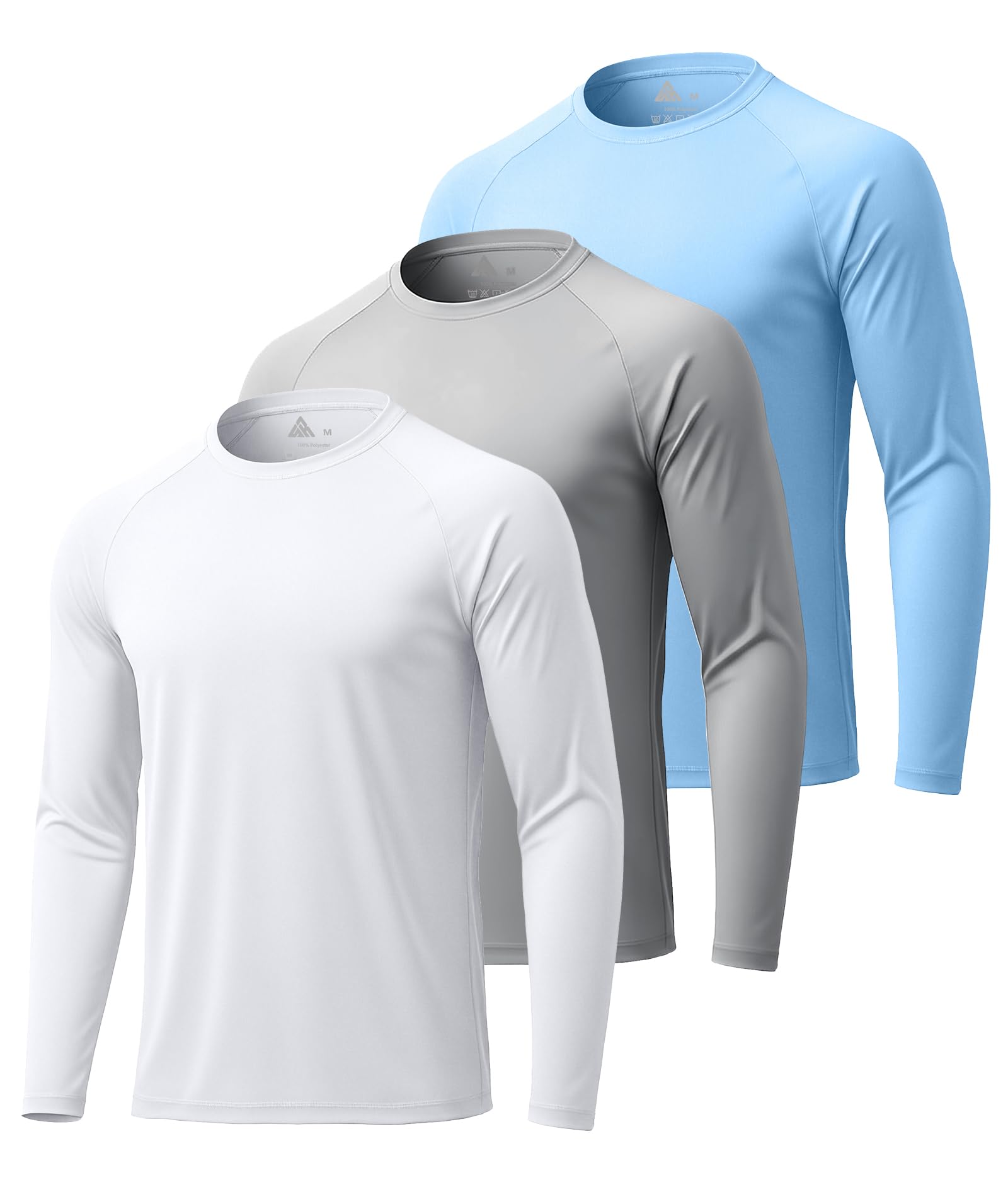 ZITY Men's Long Sleeve Sun Protection Tees