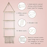 Vista 5 de Soporte para diadema de bebé, organizador para lazos y diademas para niñas