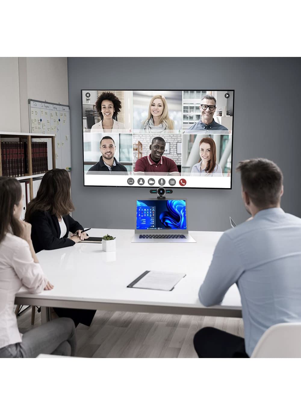 Port mini kamera konferencyjna 4K z automatycznym odzyskiwaniem UHD