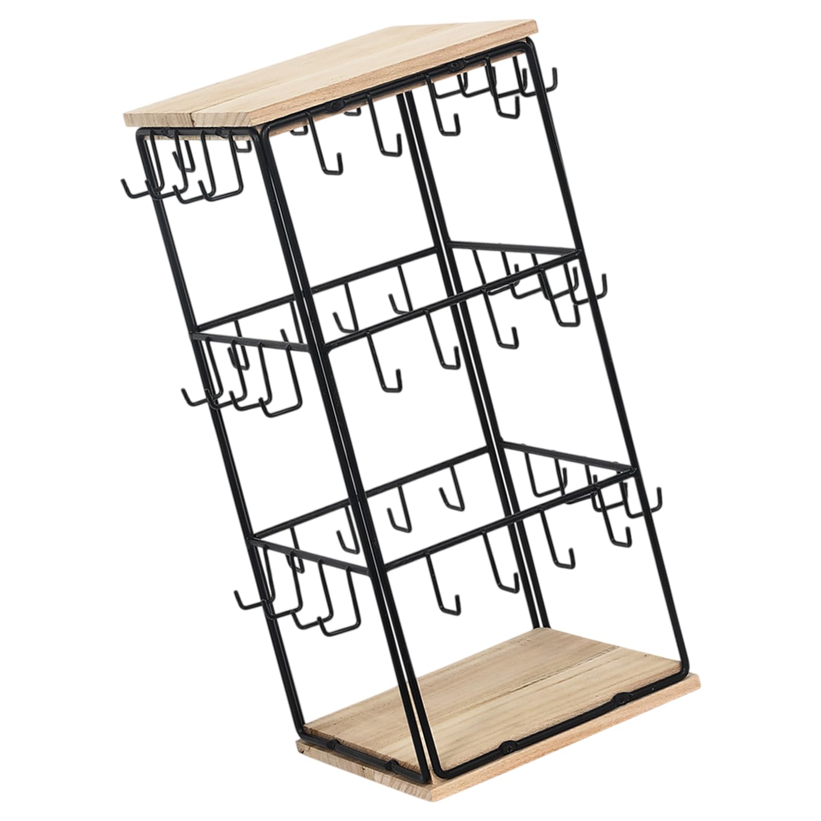YPBEW 48 Hook Earring Display Organizers Multipurpose Earring Display Holder Tower with 48 Hooks for Efficient Tower