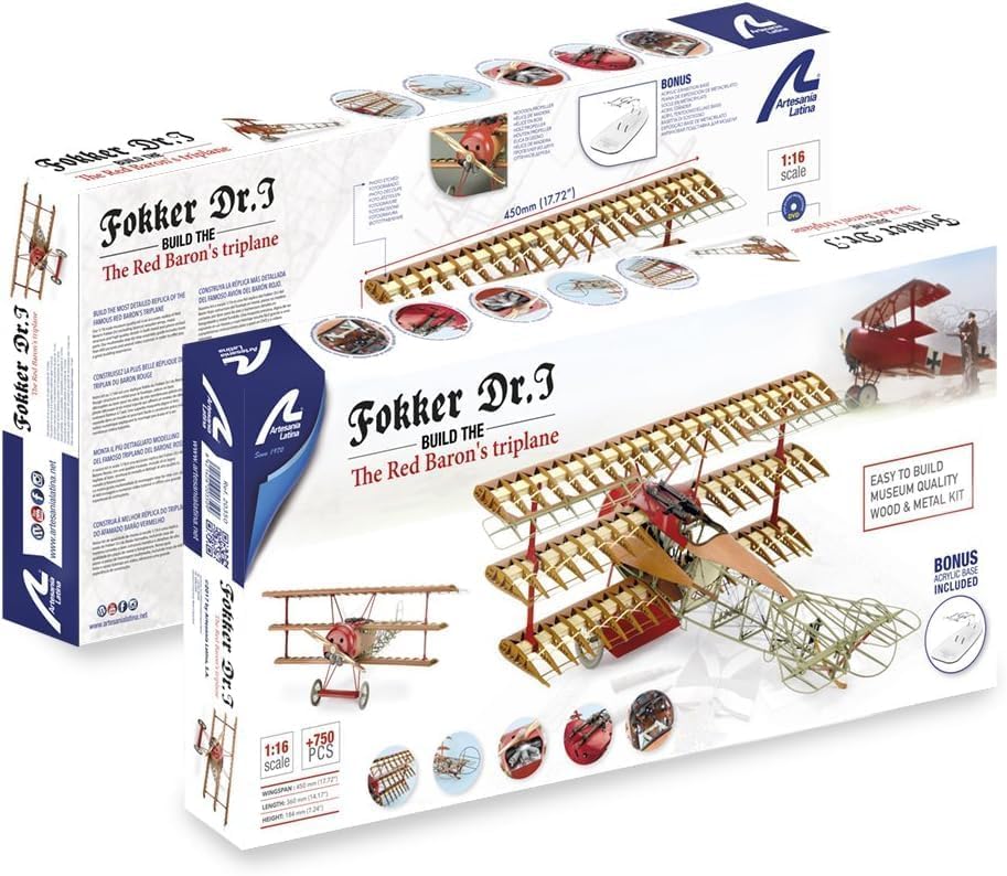 Amazon.com: Artesanía Latina – Wooden & Metal Aircraft Model Kit