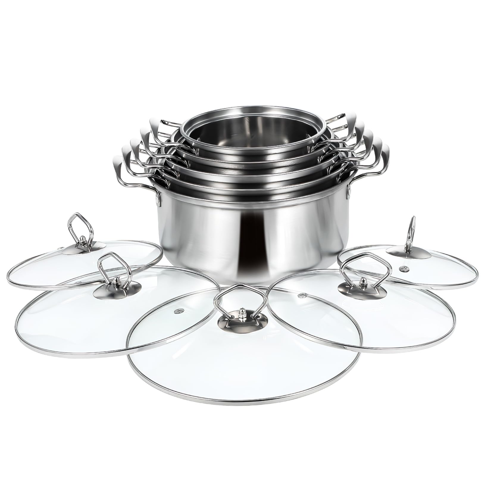 Casseroles Induction en Acier Inoxydable pour vos Repas de Famille Conviviaux