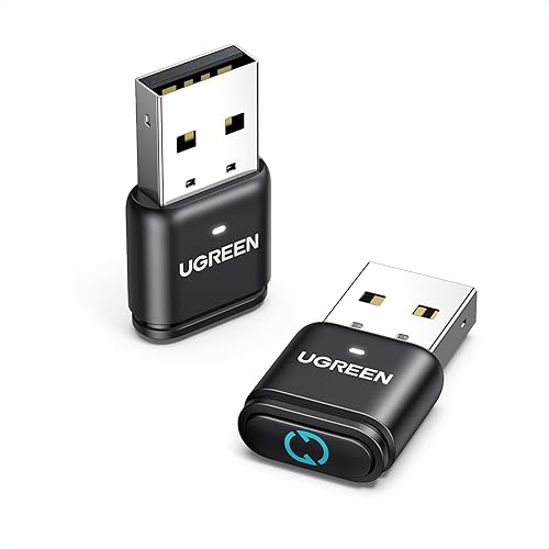 Miniatura 9 de UGREEN Adaptador Bluetooth 5.3 y mouse jiggler indetectable, dongle USB Bluetooth para computadora portátil, controlador de mouse USB con botón de