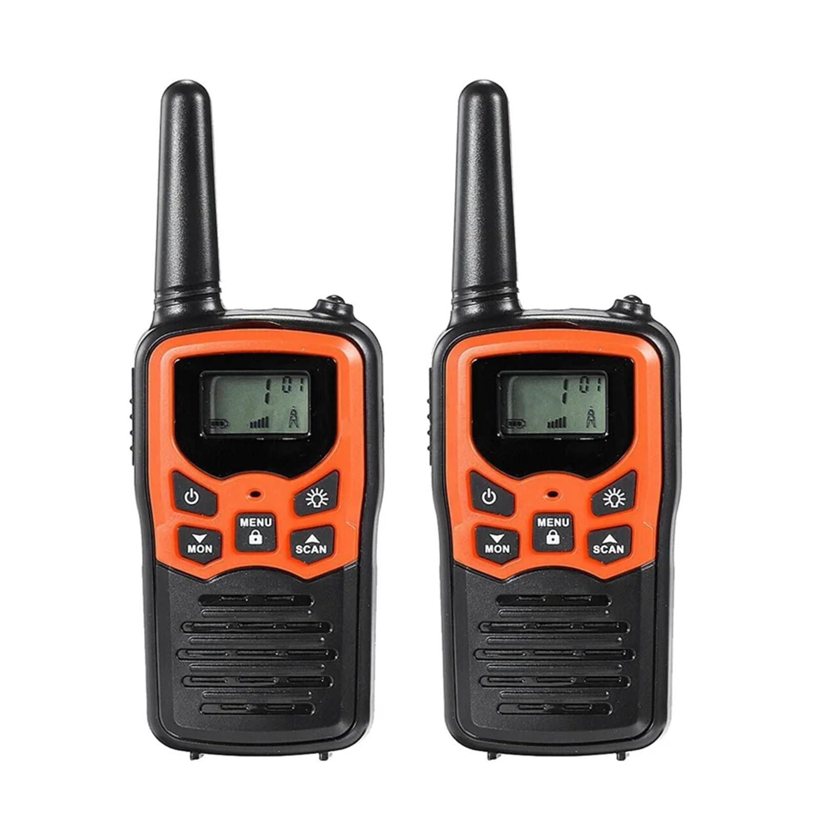 2 Sztuki Przenośne Radio Walkie Talkie 22 Kanały Zestaw 10 Km Uhf 400-470 MHz Dwuzakresowy Dalekiego Zasięgu Nadajnik-odbiornik HGC Czysta Transmisja GłOsu
