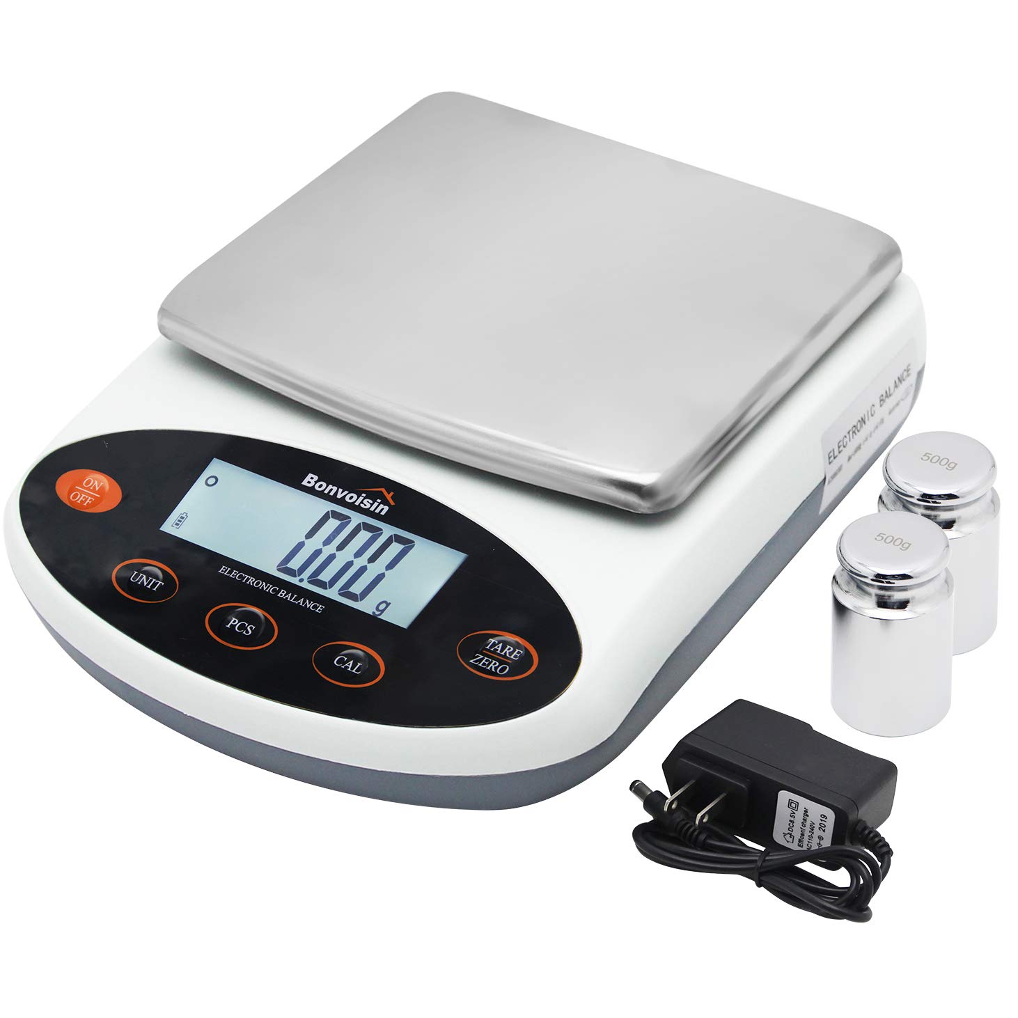 Balance de précision 0,01 g 200-5000 g Balance électronique de Laboratoire analytique 10 MG Lisibilité Calibrée et Lecture directe (3000 g, 0,01 g)