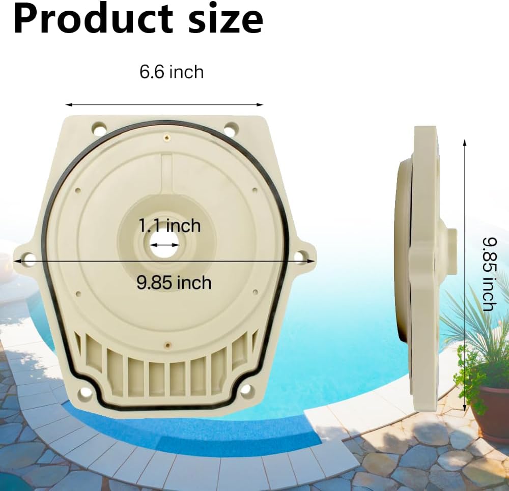 074564 25357-300-000 V20-208 Seal Plate Replacement for Pen-tair Whisperflo Intelliflo Swimming Pool Pump | Seal Plate Gasket & Shaft Seal PS-1000 Included
