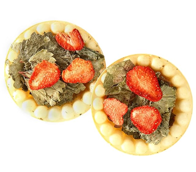 Foto 7 de 7 de Dehner Nagersnack Frutas Mix, por 2 x Apfel-Chips, Bananen-Chips y Erdbeer-Körbchen (490 g)