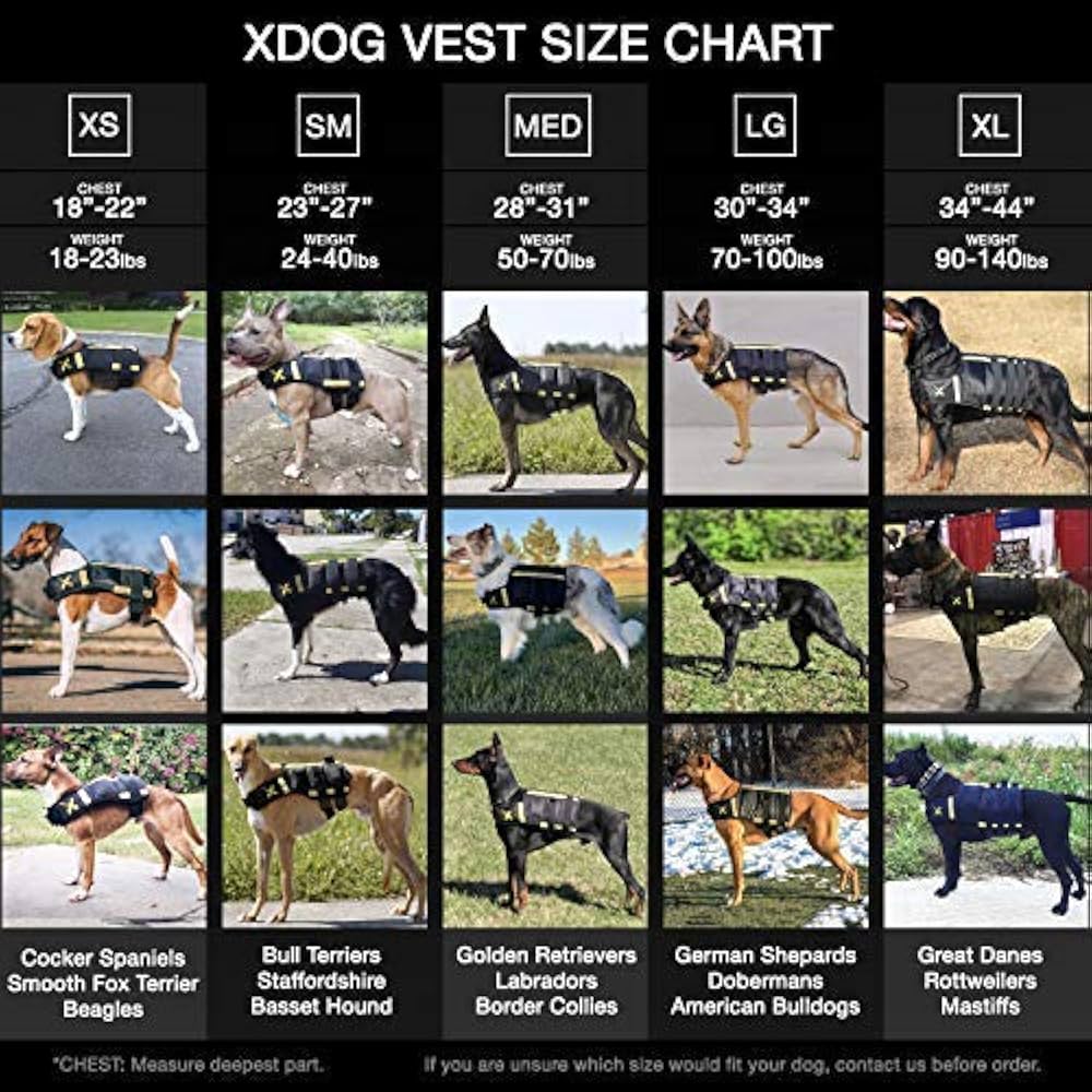 Xdog Weight ＆ Fitness Vest for Dogs Health Enhancement Harness to