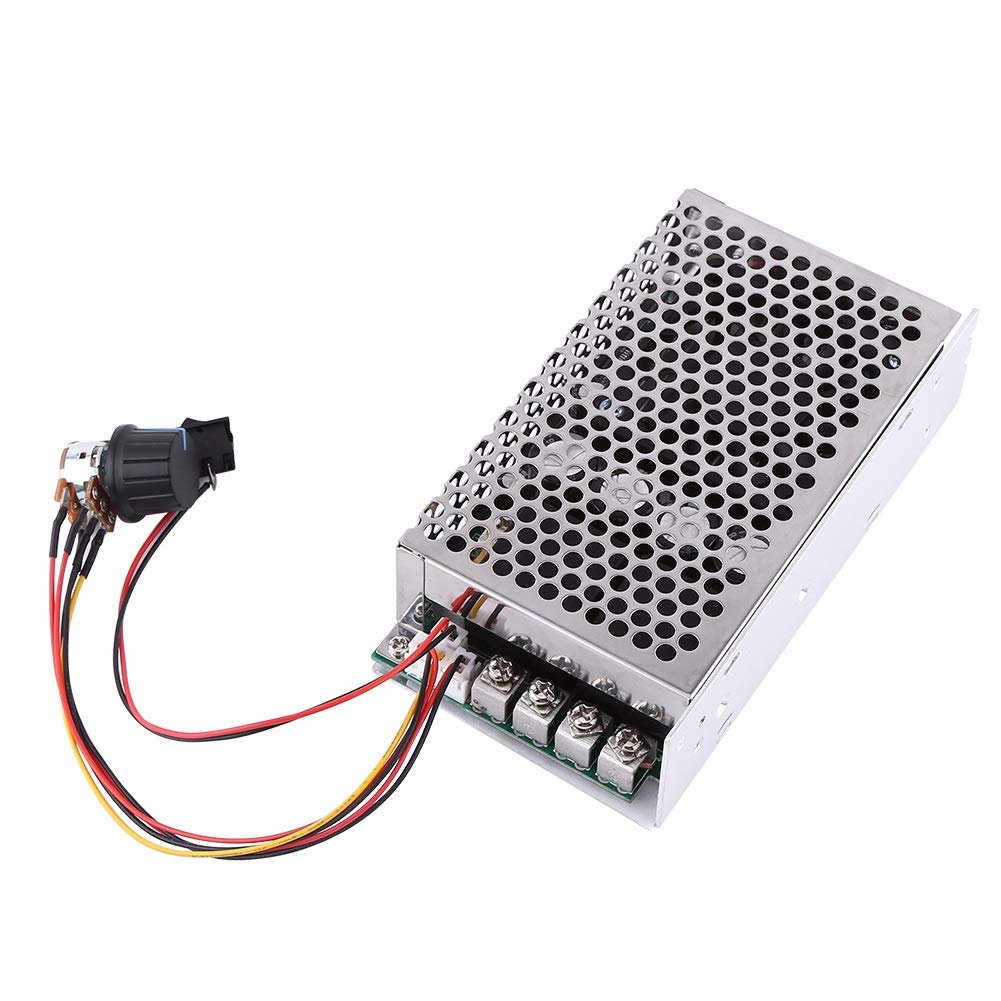 Samfox Regulator prędkości - DC 10-50 V 100 A 5000 W PWM PWM kontroler prędkości silnika płyta sterującego przełącznik sterowania