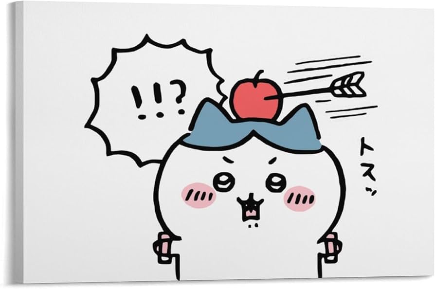 Amazon.co.jp: ちいかわ ハチワレ ポスター アートパネル 装飾画