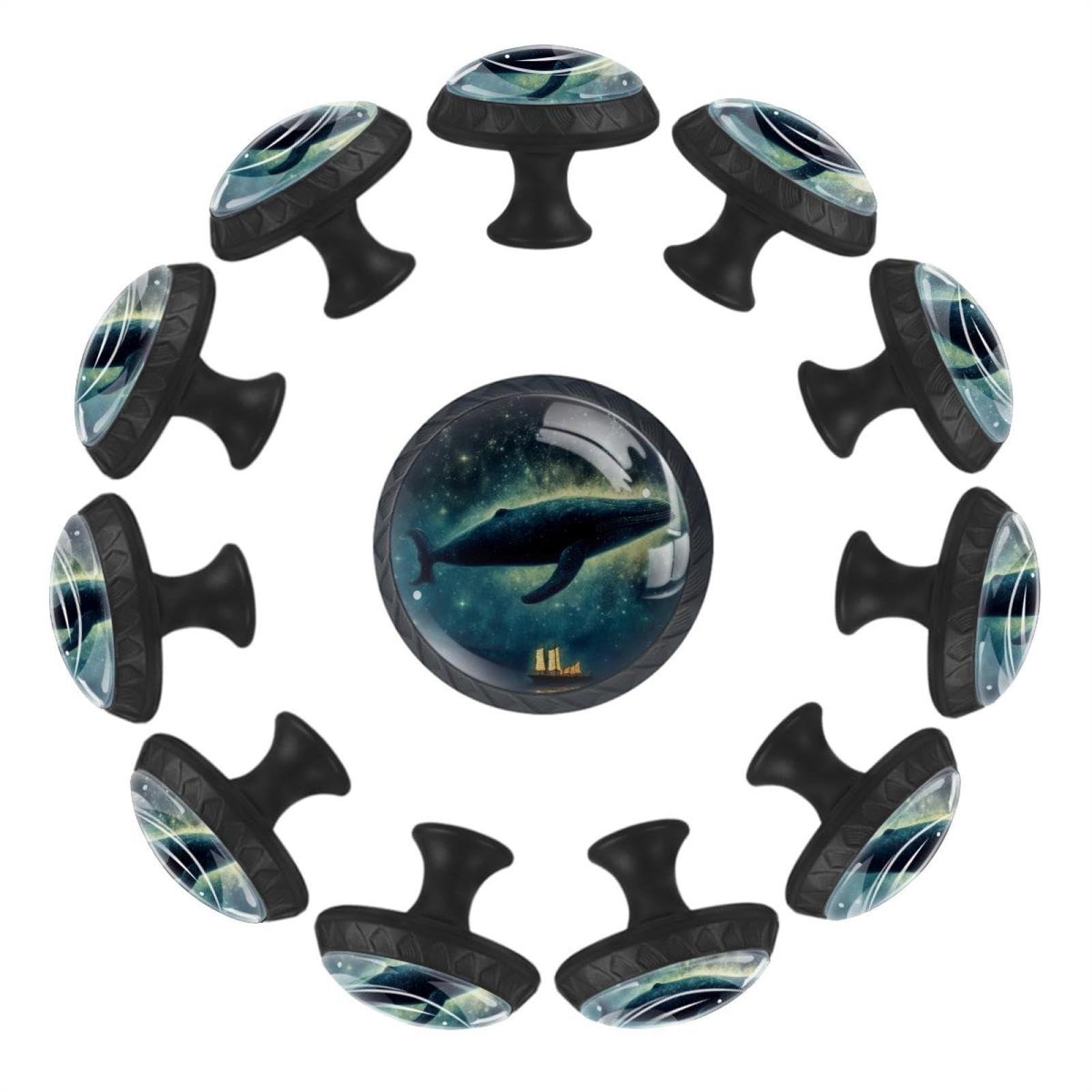 Boutons de tiroir en verre cristal pour remplacer poignée meuble fade