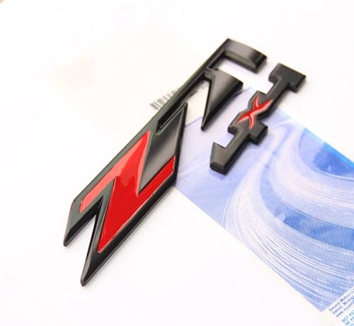 Miniatura 2 de Yoaoo 2 Insignias con emblema. Colores negro y rojo Z71 4x4. Para GMC Chevy Silverado Sierra Tahoe Suburban 1500 2500hd 3500hd. OEM