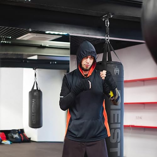 Miniatura 4 de Meister Soporte de suspensión de abrazadera para boxeo y bolsas pesadas MMA, correas de suspensión y accesorios de techo